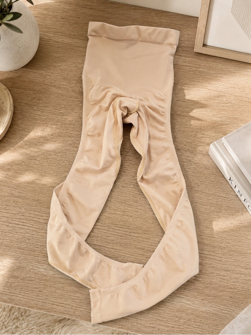 SKIMS Nude Seamless Shaping Leggings Tights L/XL